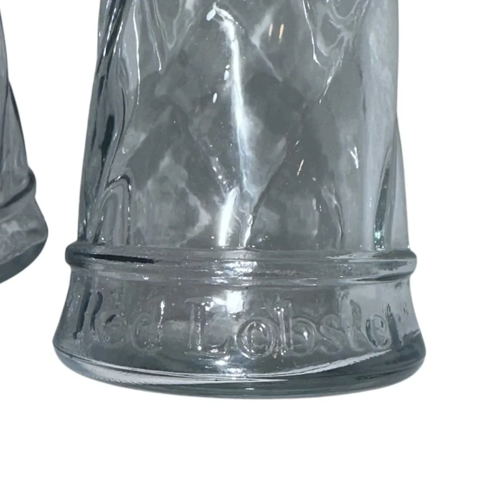 Vintage Red Lobster Lighthouse Vase set of‎ 2